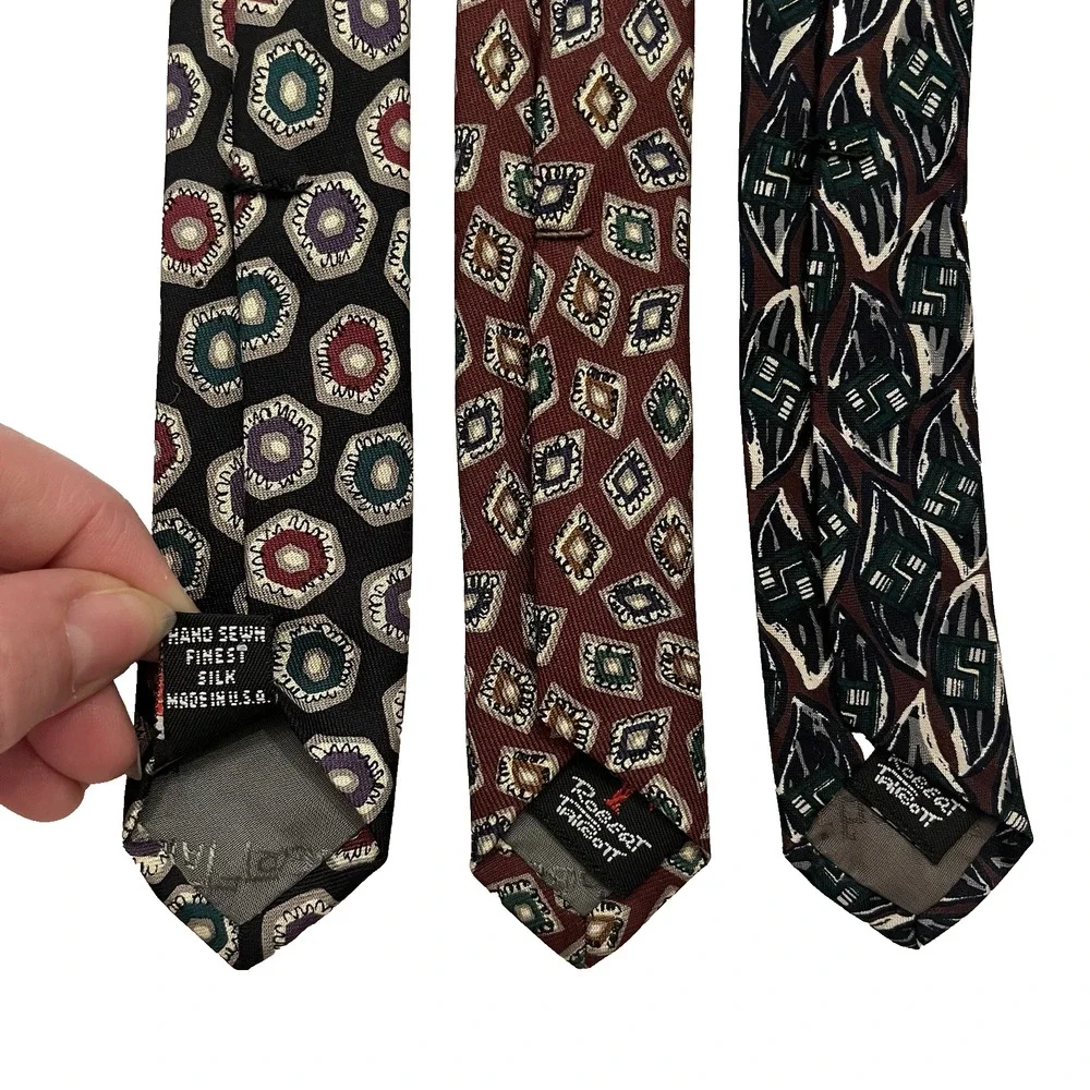 Vintage Robert Talbott Silk Tie Men 3.5